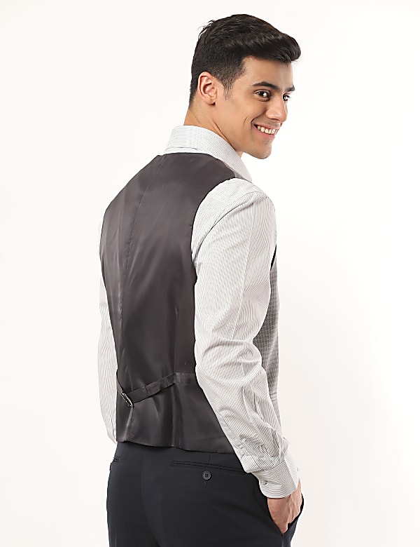 Grid Checks Waistcoat