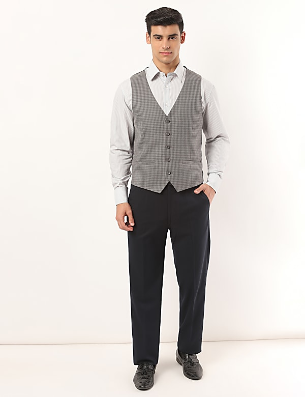 Grid Checks Waistcoat