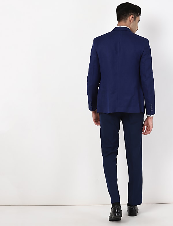 Linen Blend Casual Blazer
