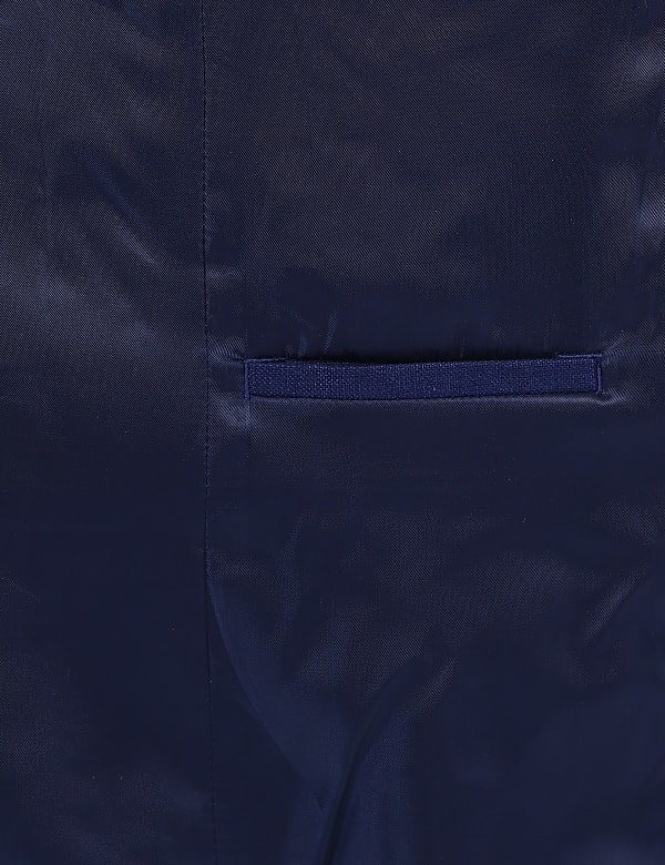 Linen Blend Casual Blazer