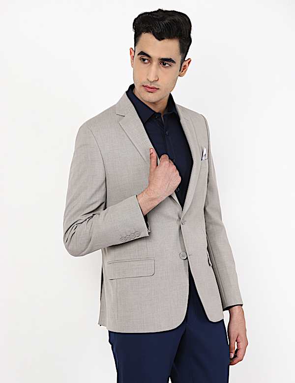 PV Textured Jacket with Stretch