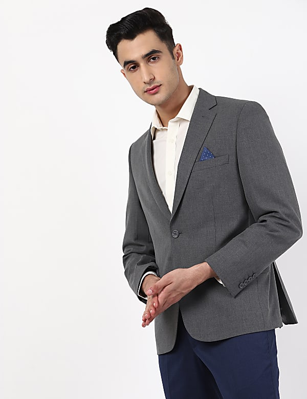 PV Textured Jacket with Stretch