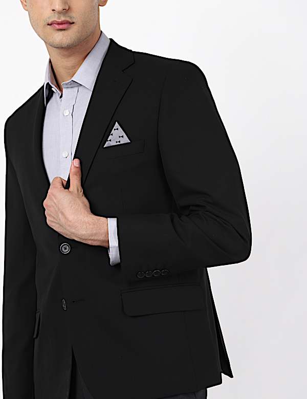 PV Textured Jacket with Stretch