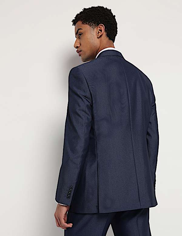 Textured Single-Breasted Blazer