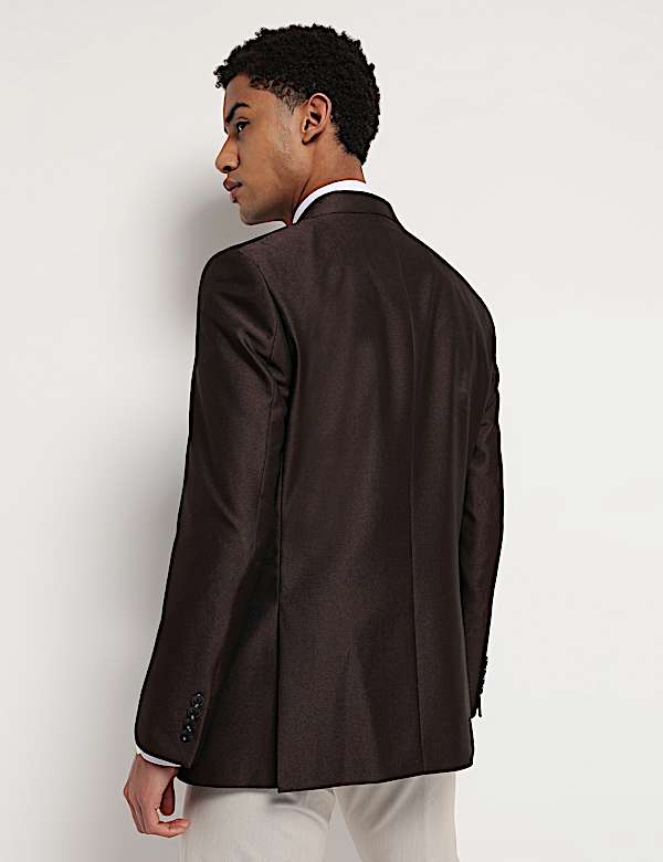 Textured Single-Breasted Blazer