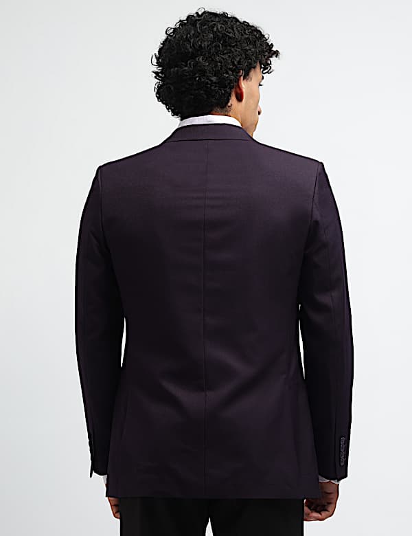 Textured Single-Breasted Blazer