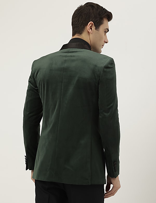 Shawl Lapel Neck Jacket