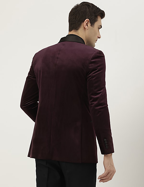 Shawl Lapel Neck Jacket