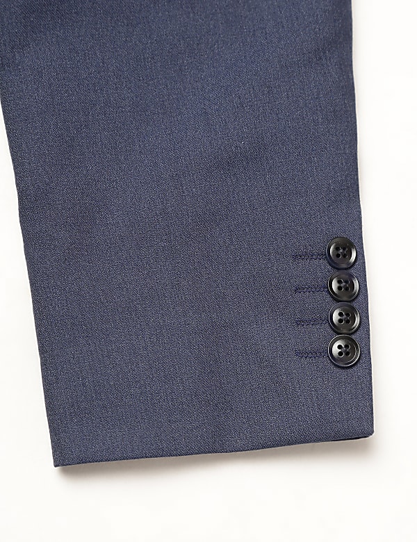 Plain Lapel Collar Blazer