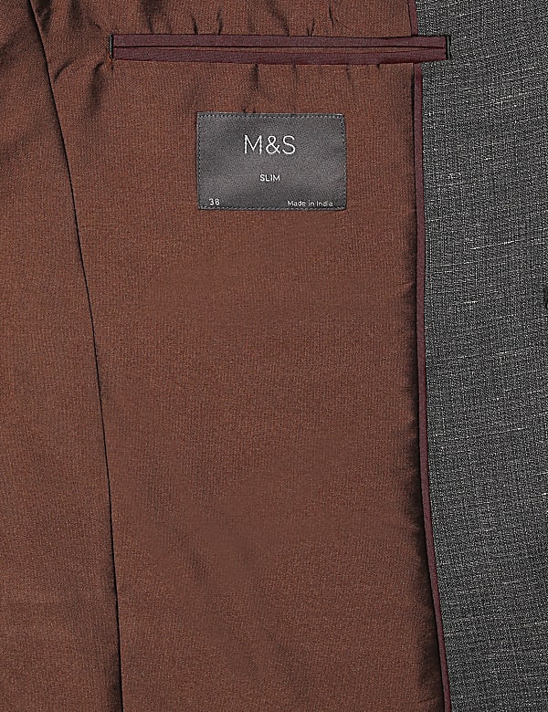Self Design Slim Fit Blazer