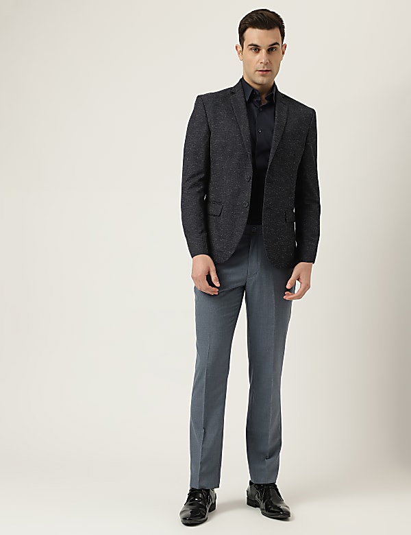 Slim Fit Textured Blazer