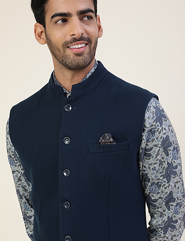 Premium Wool Rich Tailored Fit Waistcoat