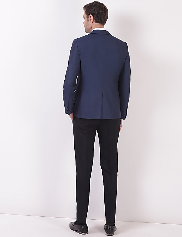 Plain Lapel Collar Blazer