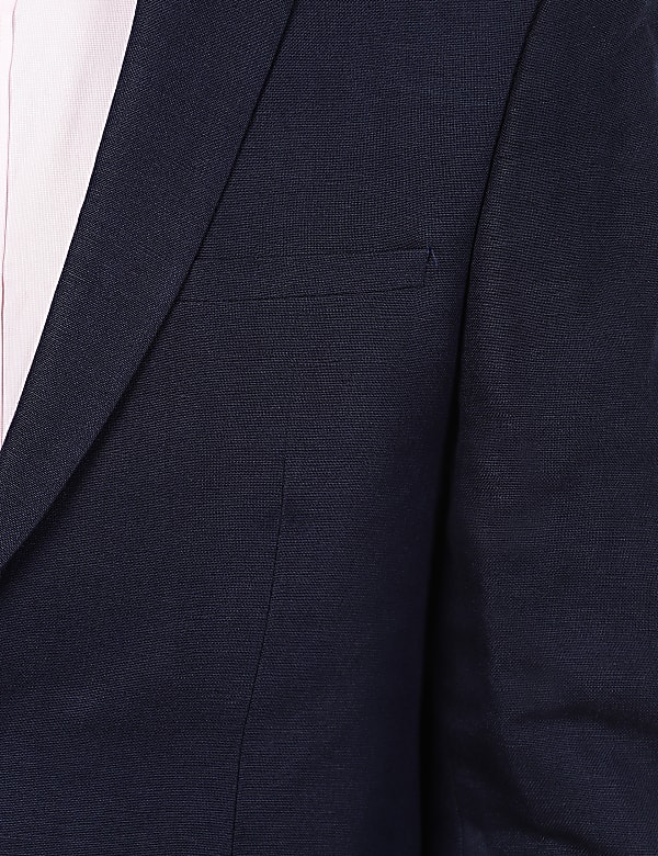 Linen Viscose Solid Jacket