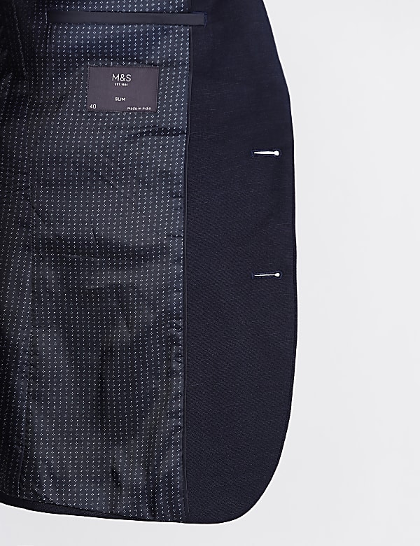 Linen Viscose Solid Jacket
