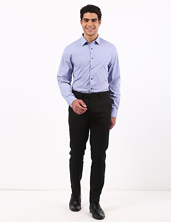 Black Dobby Trouser