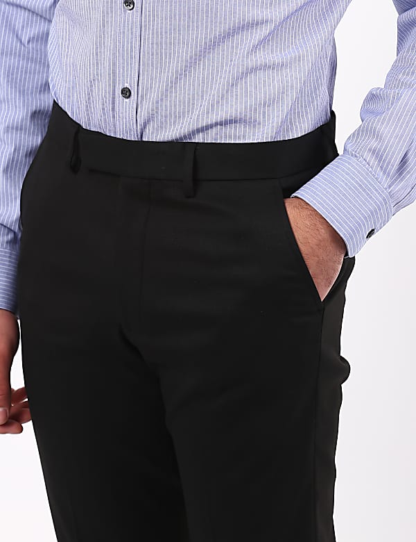 Black Dobby Trouser