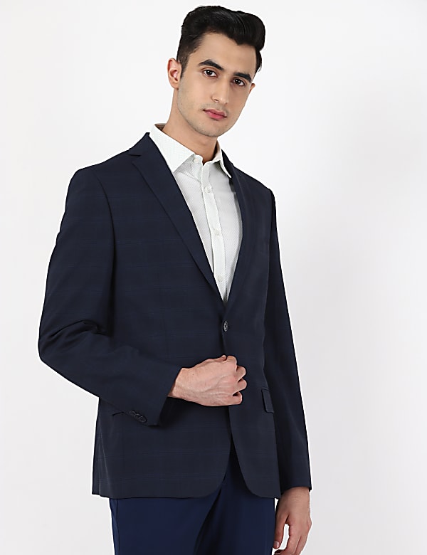 PV NAVY POW CHECKS JACKET