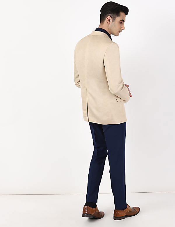 Linen Viscose Solid Jacket