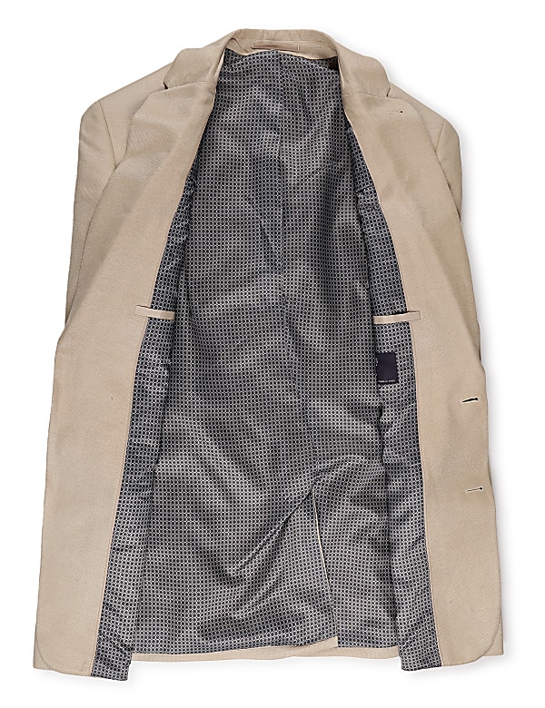 Linen Viscose Solid Jacket