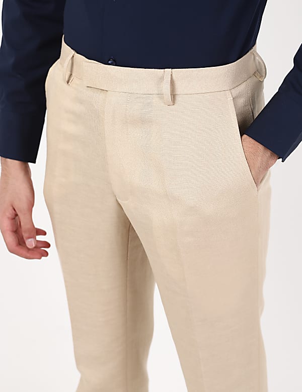 Linen Viscose Solid Trouser