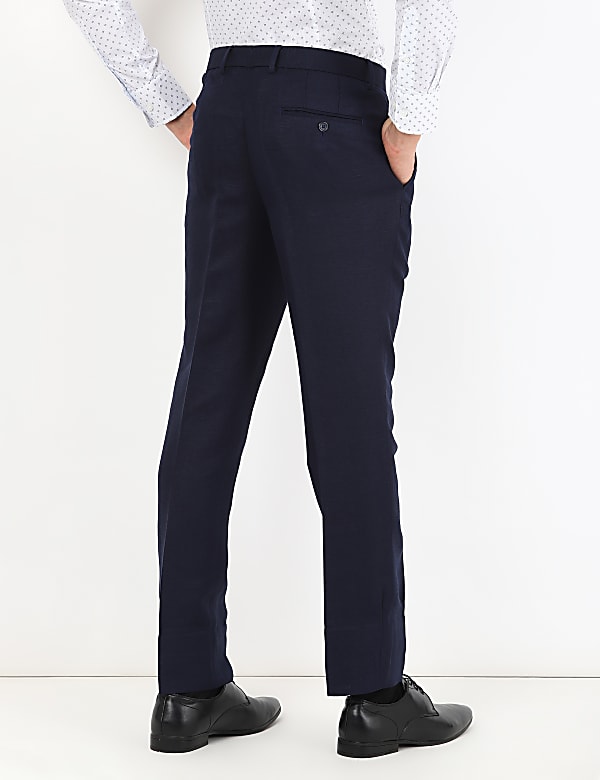 Linen Viscose Solid Trouser
