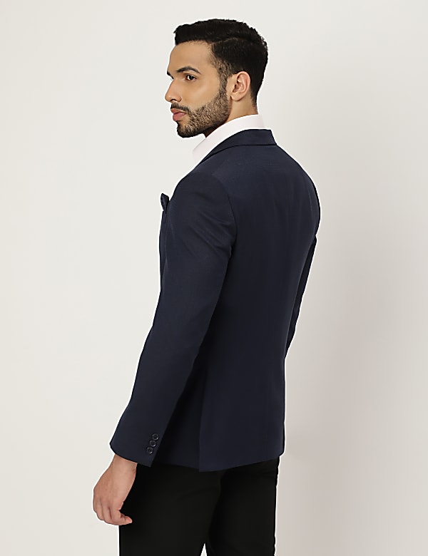 Textured Collared Blazer