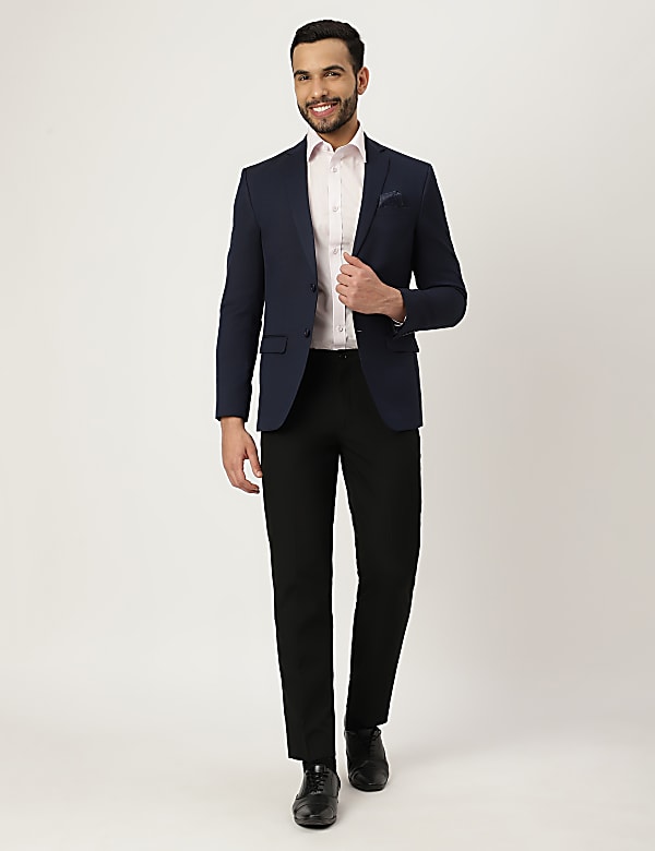 Textured Collared Blazer