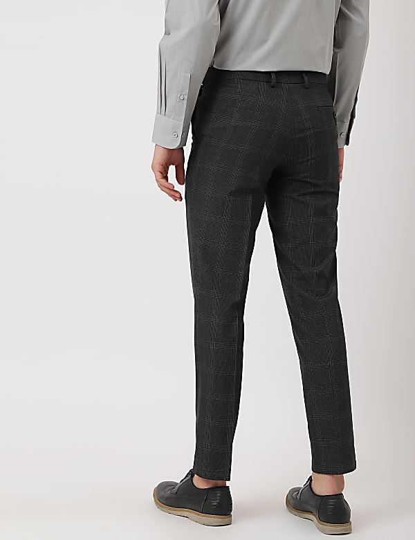 Checkered Slim Fit Trouser