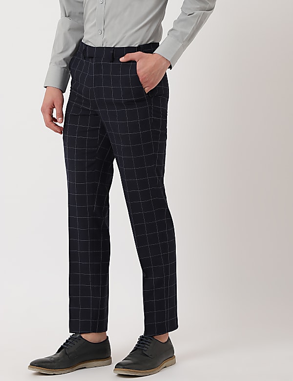 Checkered Regular Fit Trouser
