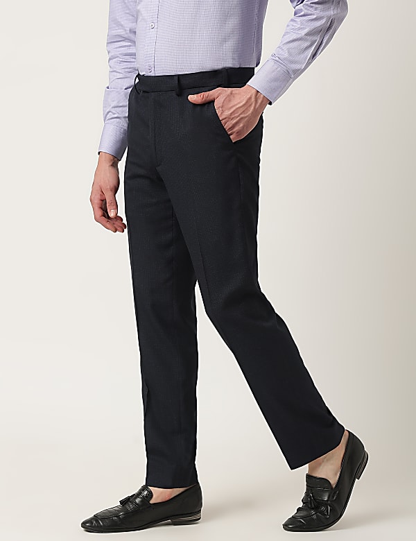 Checkered Regular Fit Trouser