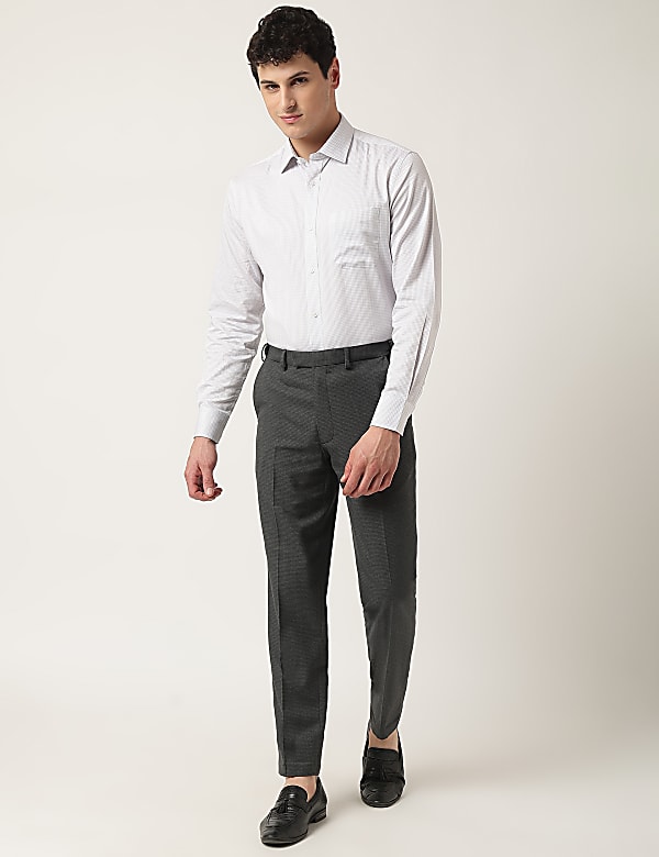 Checkered Regular Fit Trouser
