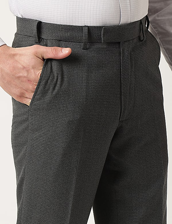 Checkered Regular Fit Trouser
