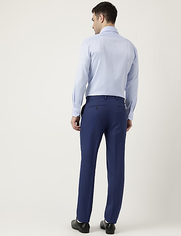Slim Fit Solid Trousers