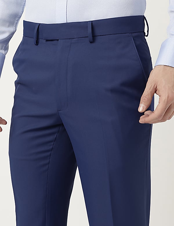 Slim Fit Solid Trousers