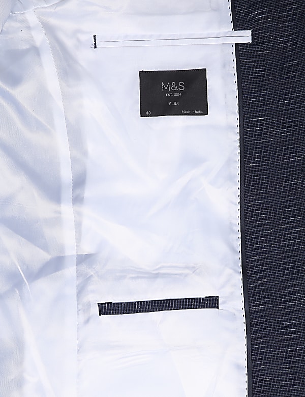 Self Design Lapel Collar Blazer