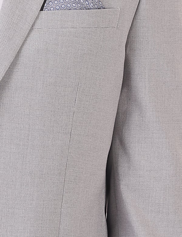Self Design Lapel Collar Blazer