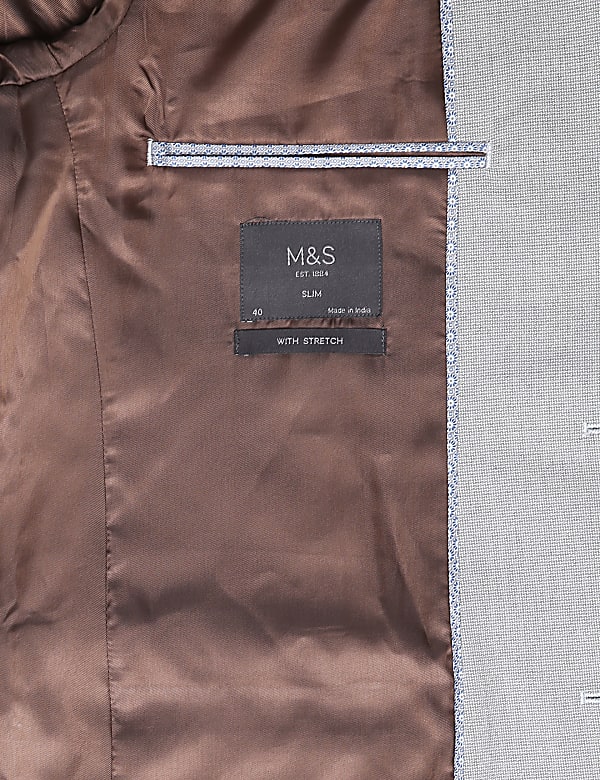Self Design Lapel Collar Blazer