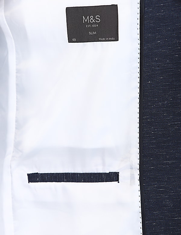 Self Design Lapel Collar Blazer