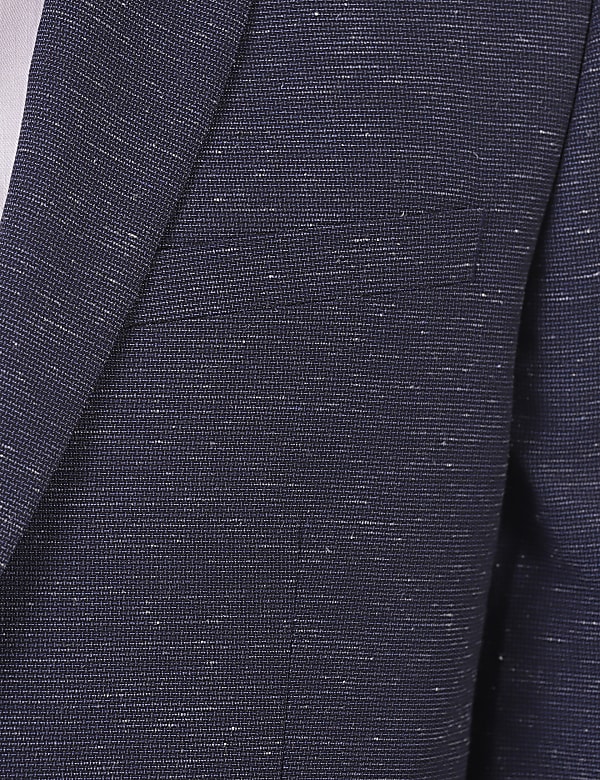 Self Design Lapel Collar Blazer