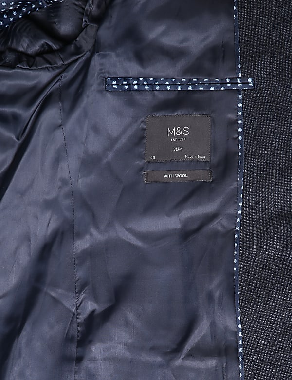 Self Design Lapel Collar Blazer