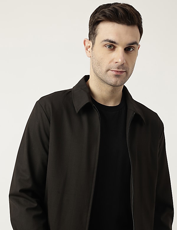 Jacket with collar mens online