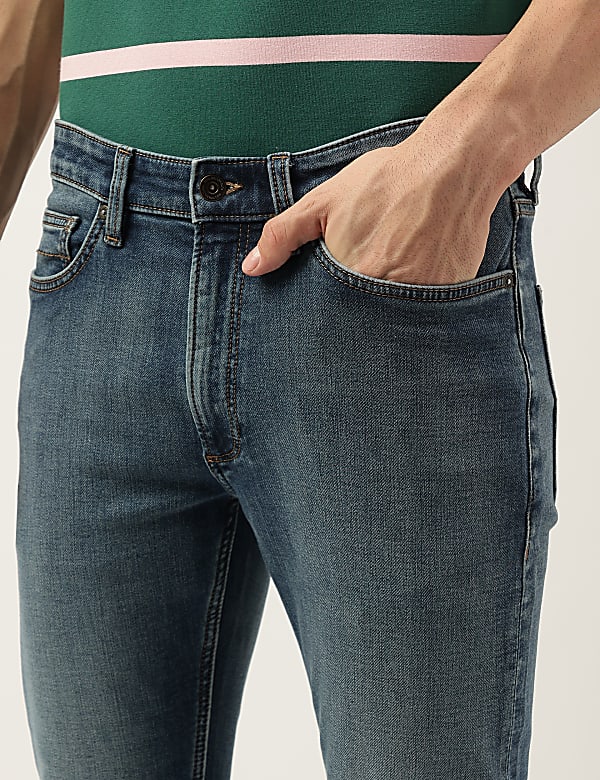 Cotton Mix Slim Fit Jeans