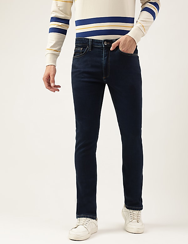 Cotton Mix Slim Fit Jeans
