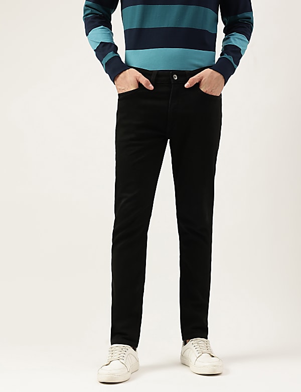 Cotton Mix Slim Fit Jeans