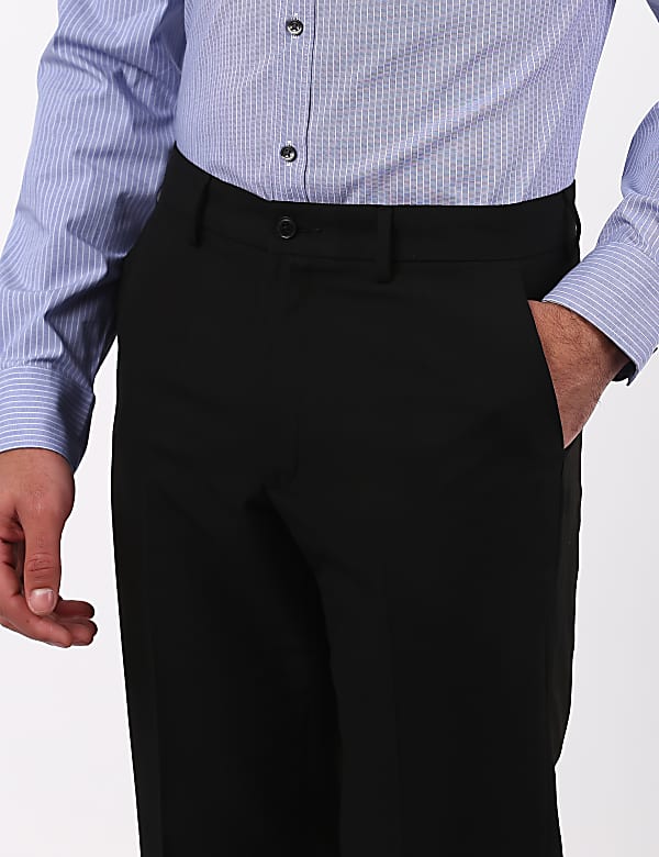 Plain Dark Navy Slim Fit Trouser