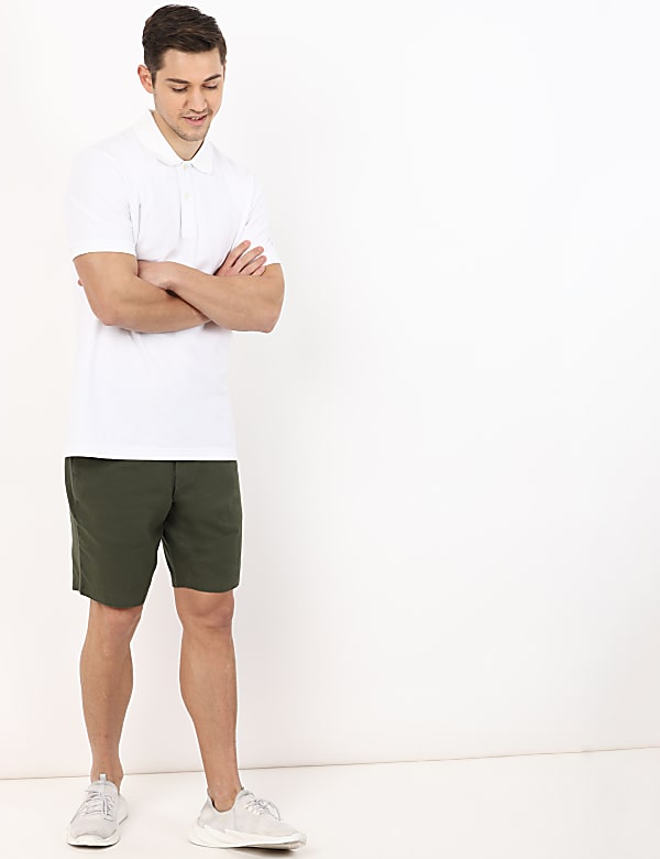 Linen Blend Regular Fit Short
