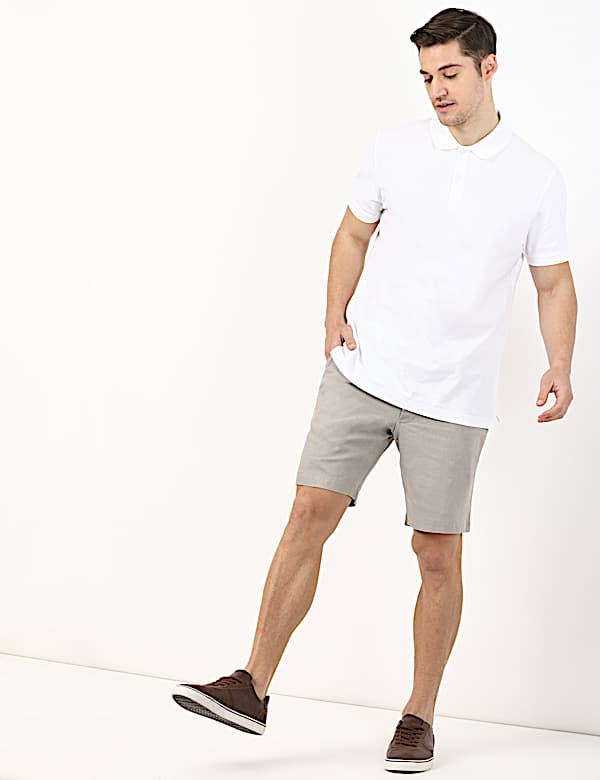 Linen Blend Regular Fit Short