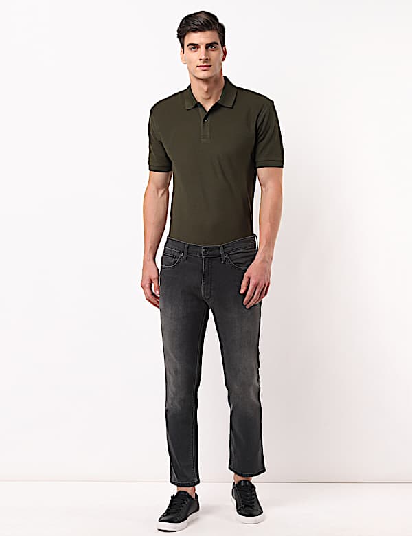 Cotton Mix Slim Fit Jeans