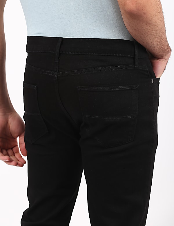 Cotton Mix Plain Slim Fit Jeans